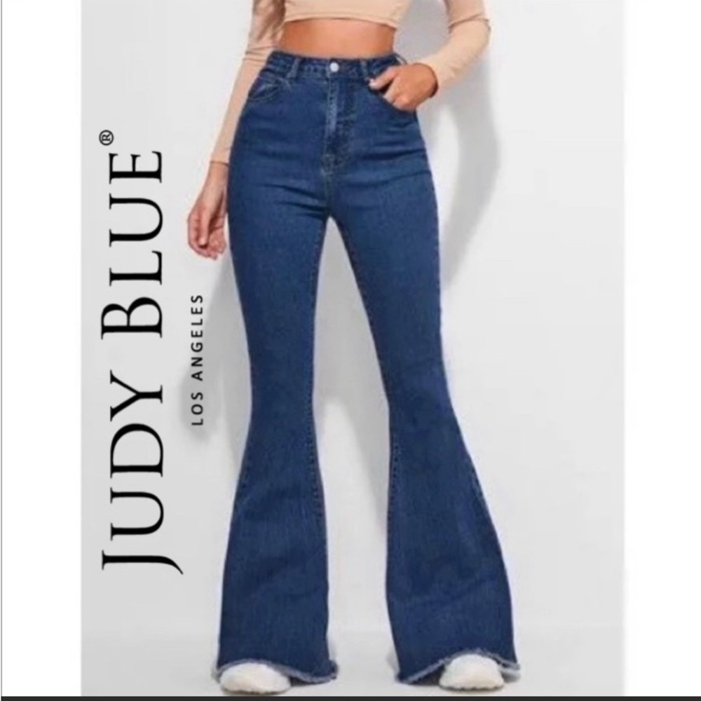 Judy Blue Super Flare High Rise Bell Bottom Jeans Size 11